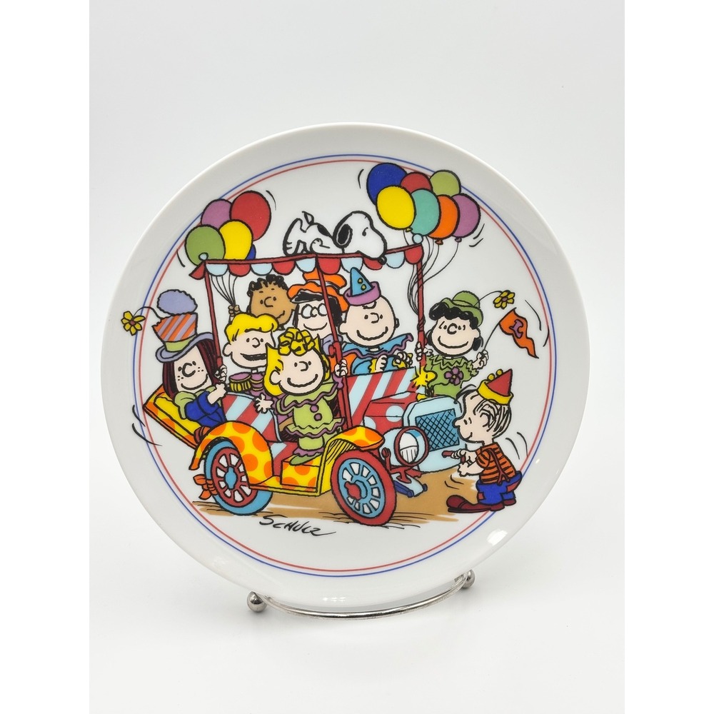 Vintage 1985 Schmid Peanuts Clown Capers Collector Plate Limited Edition 473